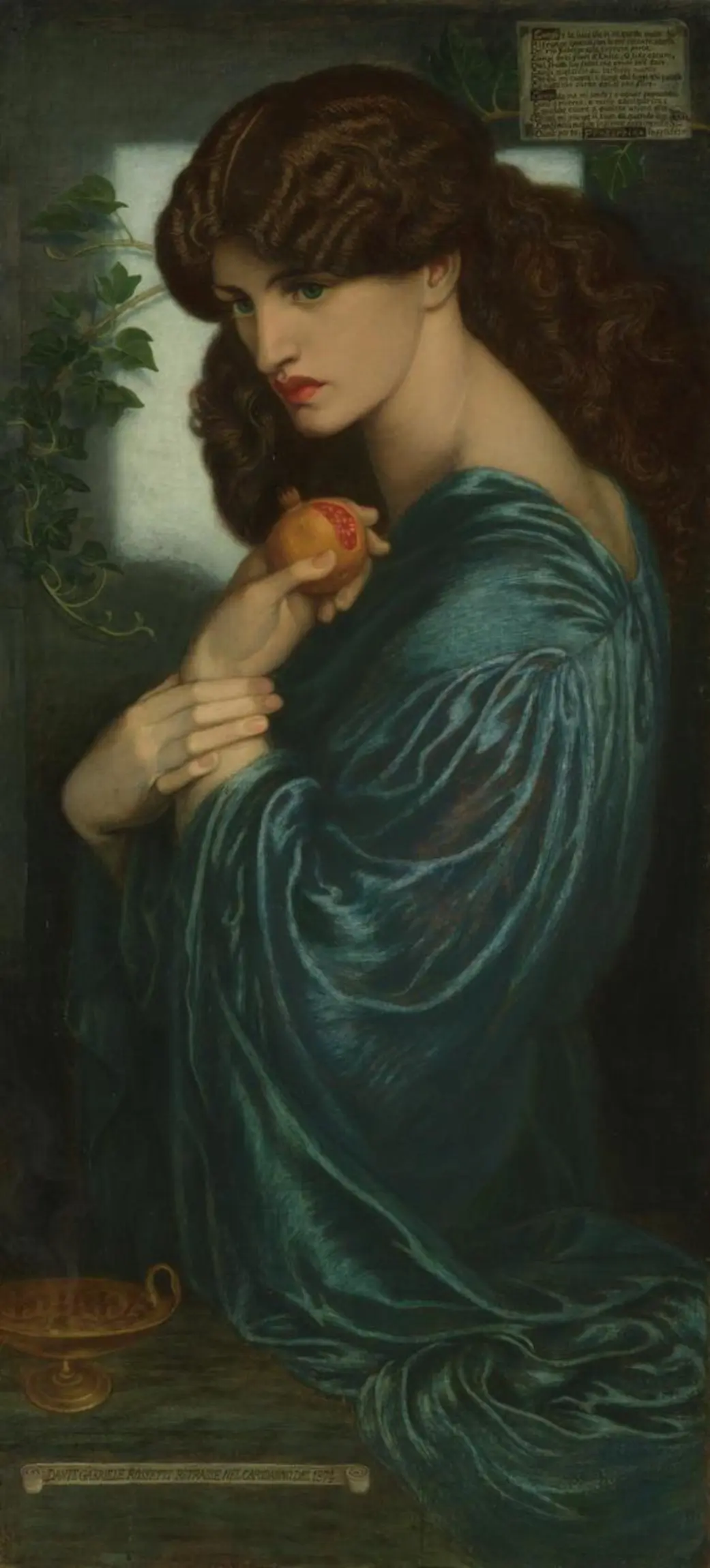 Dante Gabriel Rossetti   Proserpine   Google Art Project