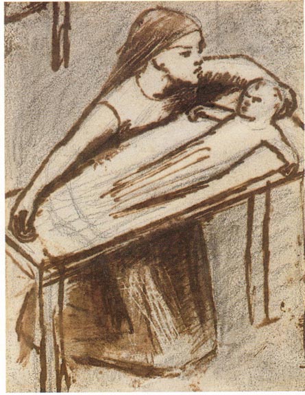 Siddal Study For Nativity