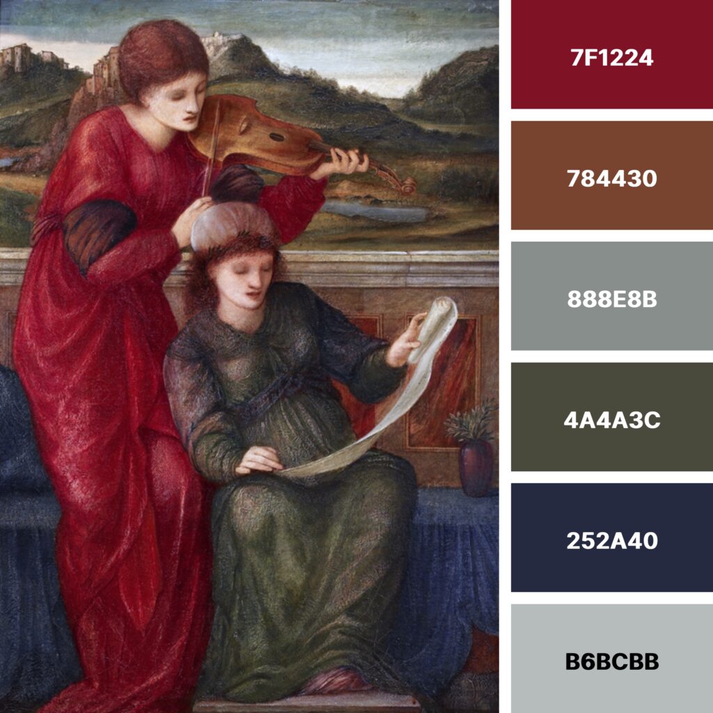 Burne-Jones Music Color Palette
