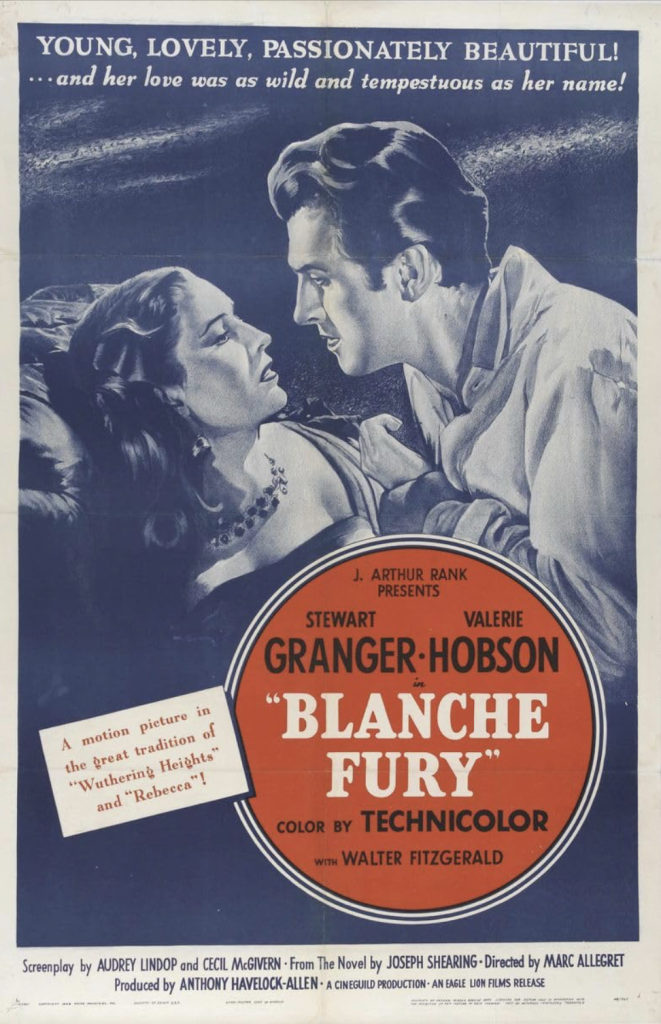 Blanche Fury film poster